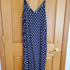 EUC Polka Dot Sundress with Pockets SZ XL
